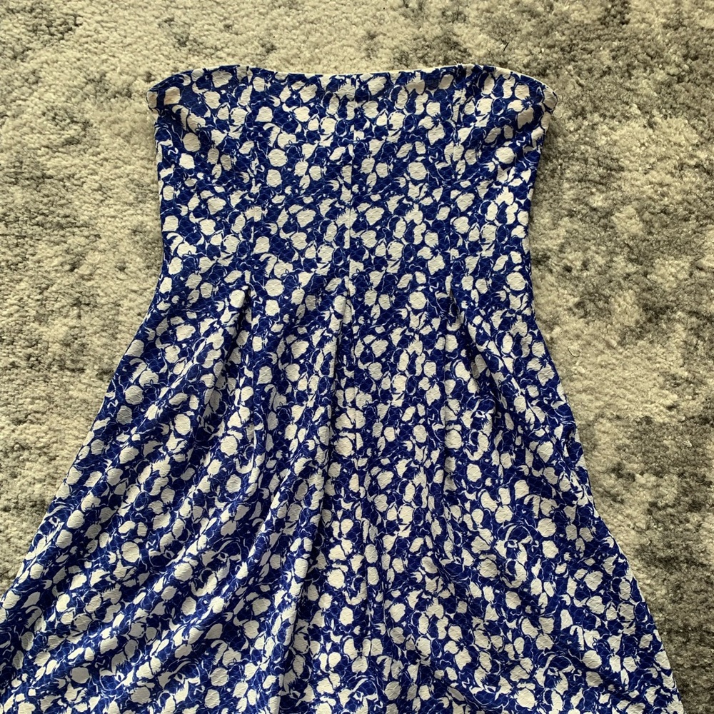 Urban Outfitters Strapless Floral Dress